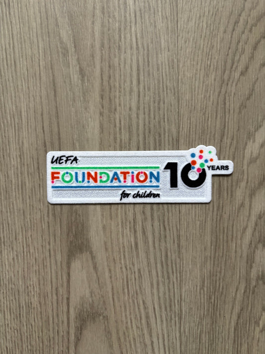 Patchs Officiel UEFA FOUNDATION 10 Years