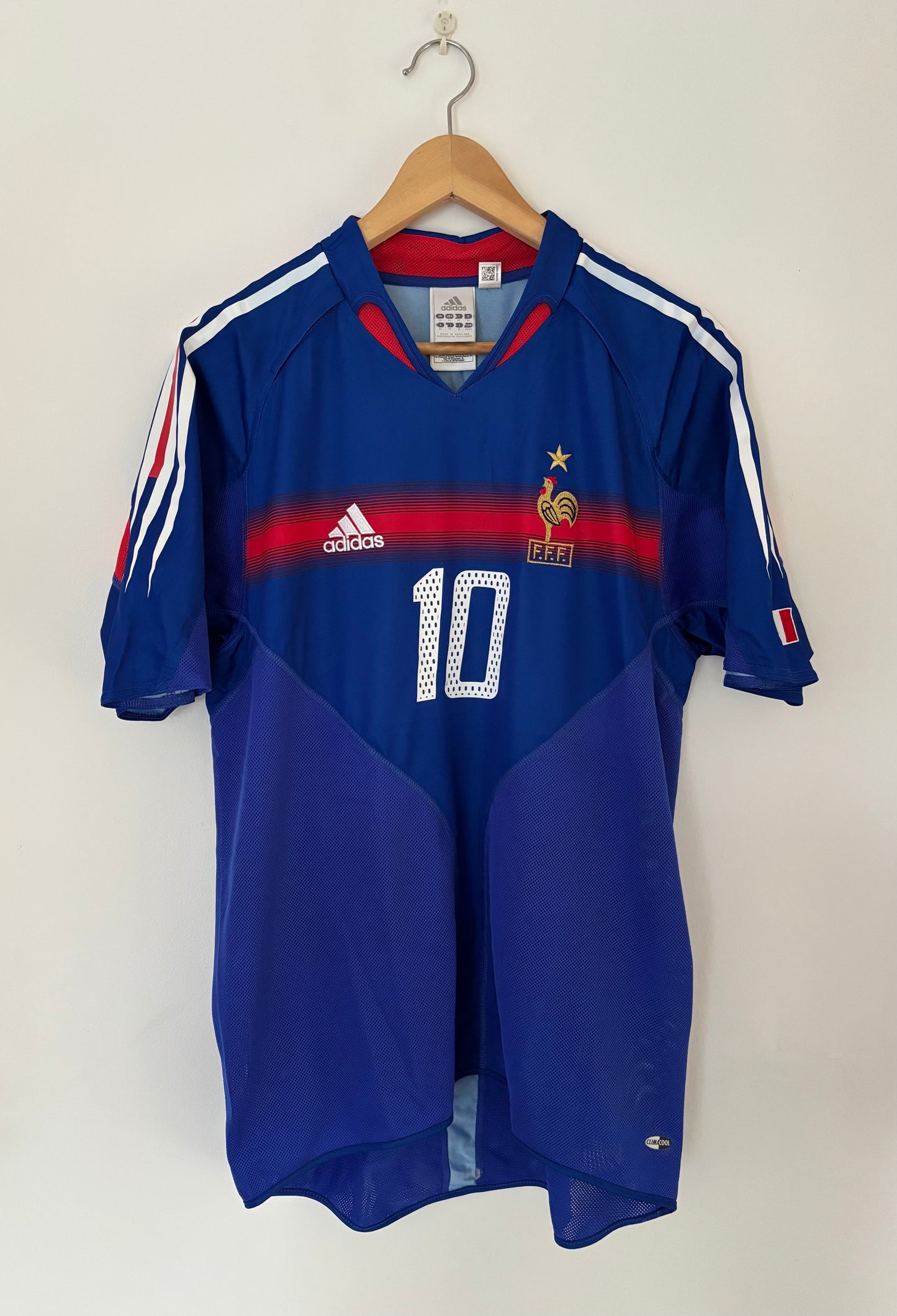 Maillot Domicile Équipe de France Zidane saison 2004/2006