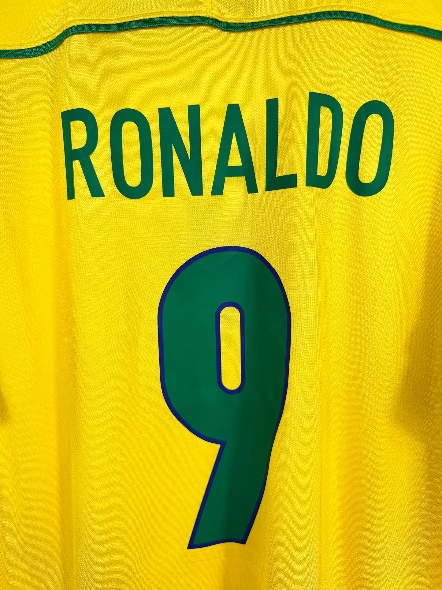 Maillot Domicile Brésil Ronaldo R9 saison 1998