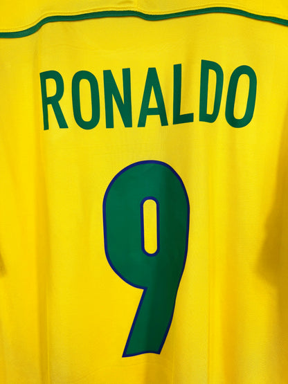 Maillot Domicile Brésil Ronaldo R9 saison 1998