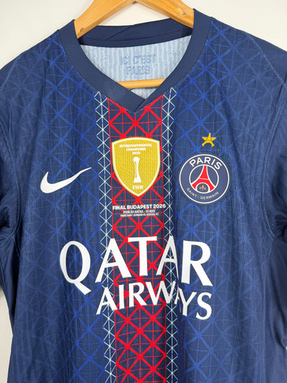 Maillot Vapor Domicile PSG Paris Saint Germain Doué saison 2025/206