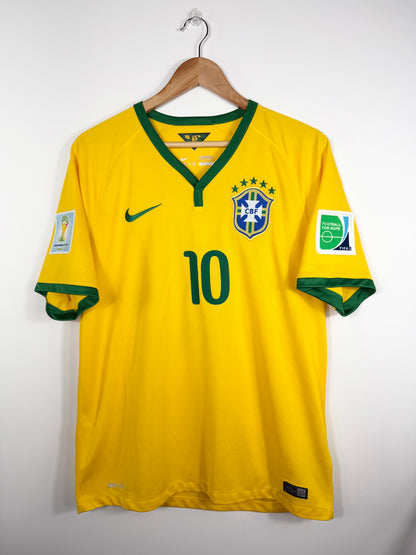 Maillot Domicile Brésil Neymar JR saison 2014