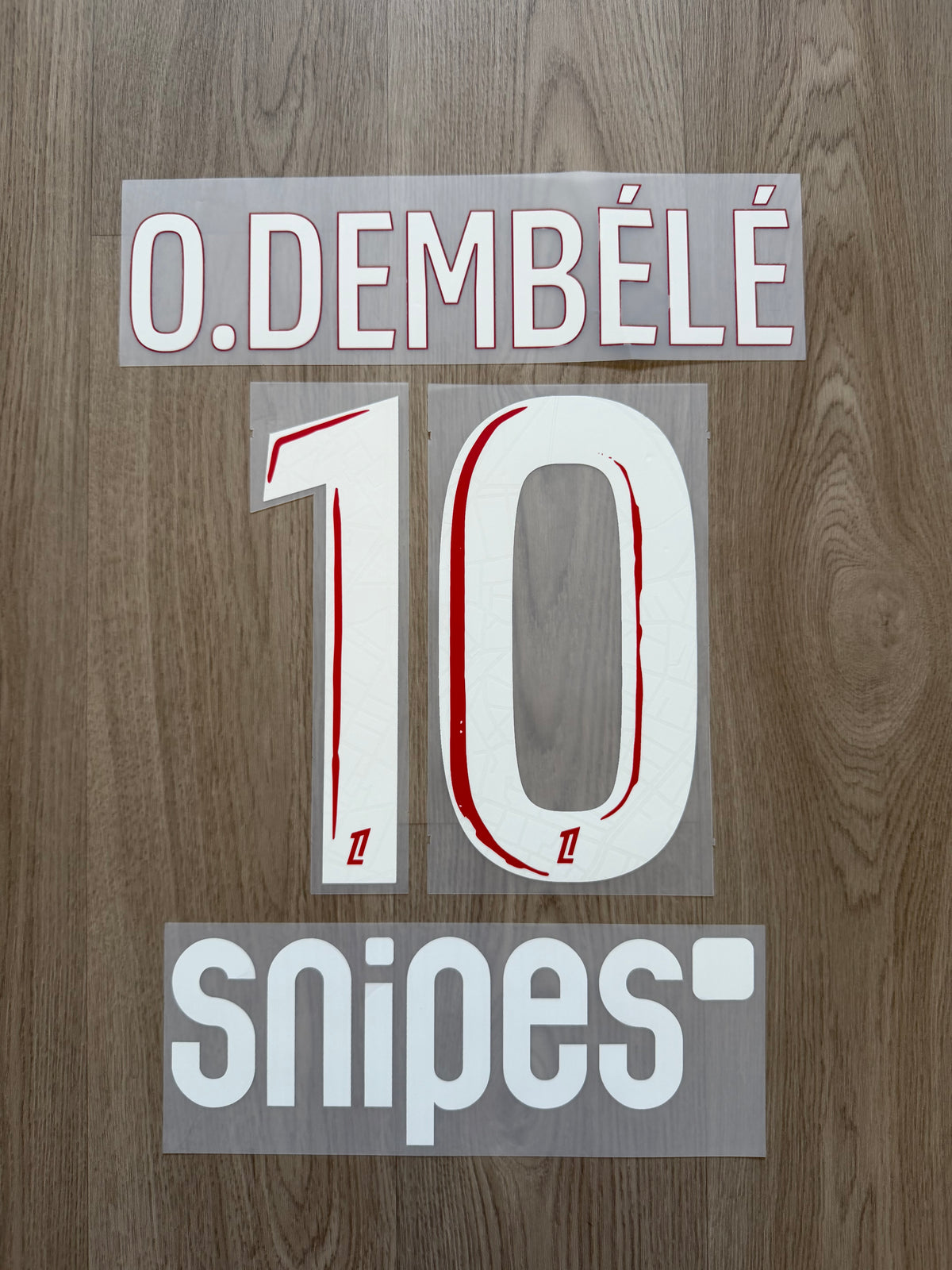 Flocage Officiel PSG Paris Saint Germain Dembélé Home Ligue 1 2024/2025