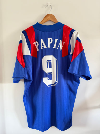 Maillot Domicile Équipe de France FFF Papin saison 1992