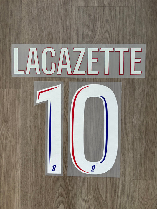 Flocage Officiel OL Olympique Lyonnais Lacazette Away 2024/2025