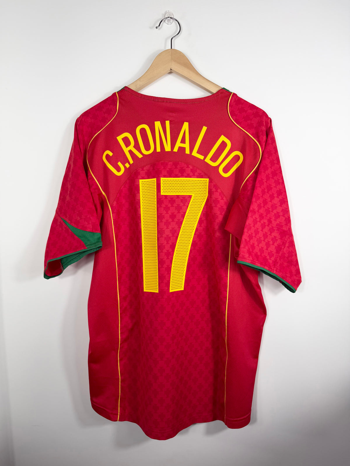 Maillot Domicile Portugal Ronaldo 2004