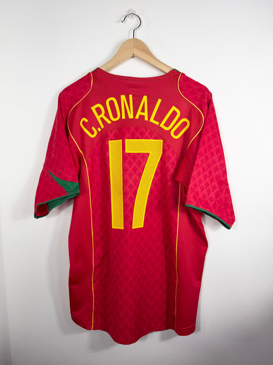 Maillot Domicile Portugal Ronaldo 2004