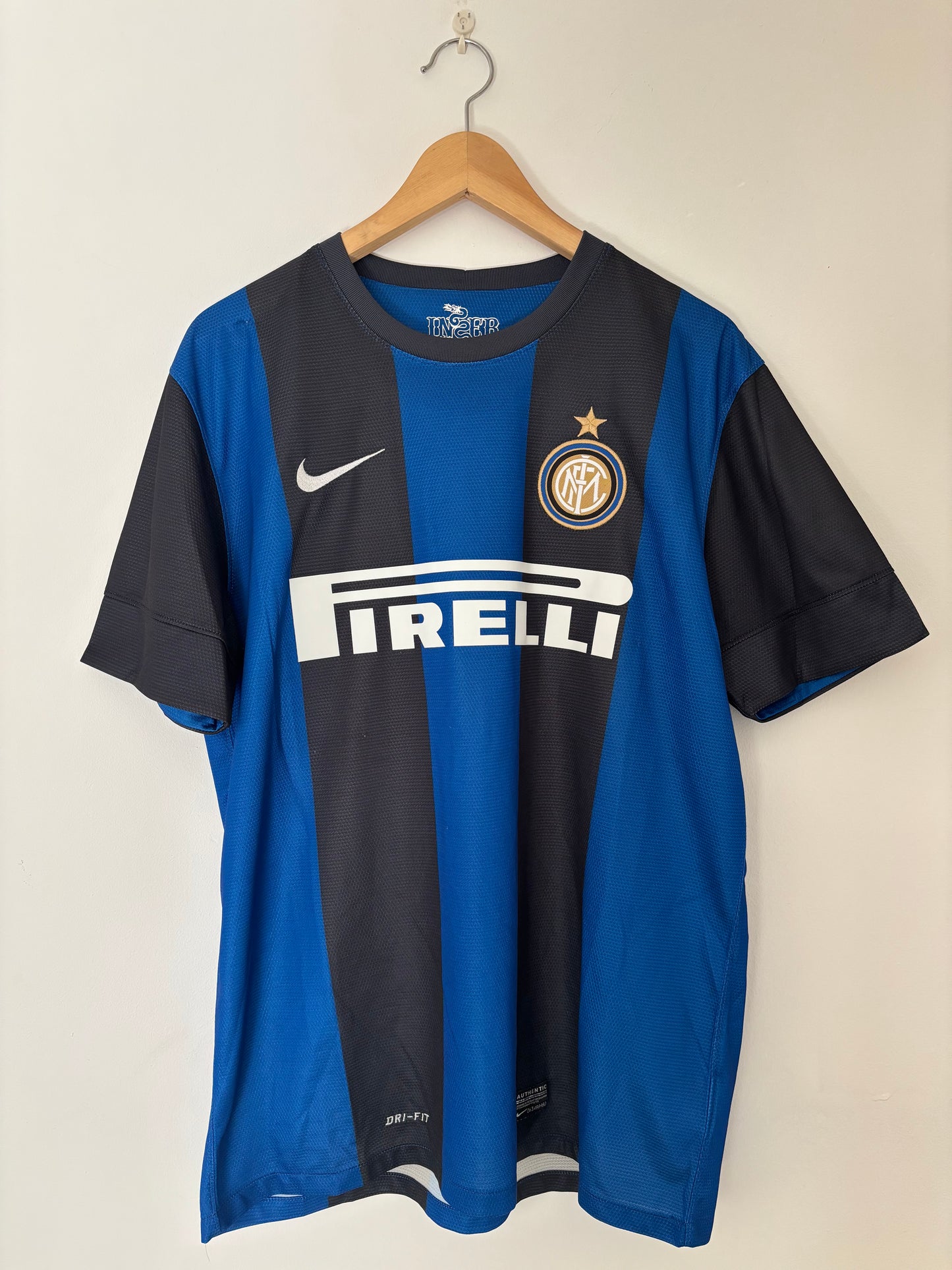 Maillot Domicile Inter Milan Zanetti saison 2012/2013