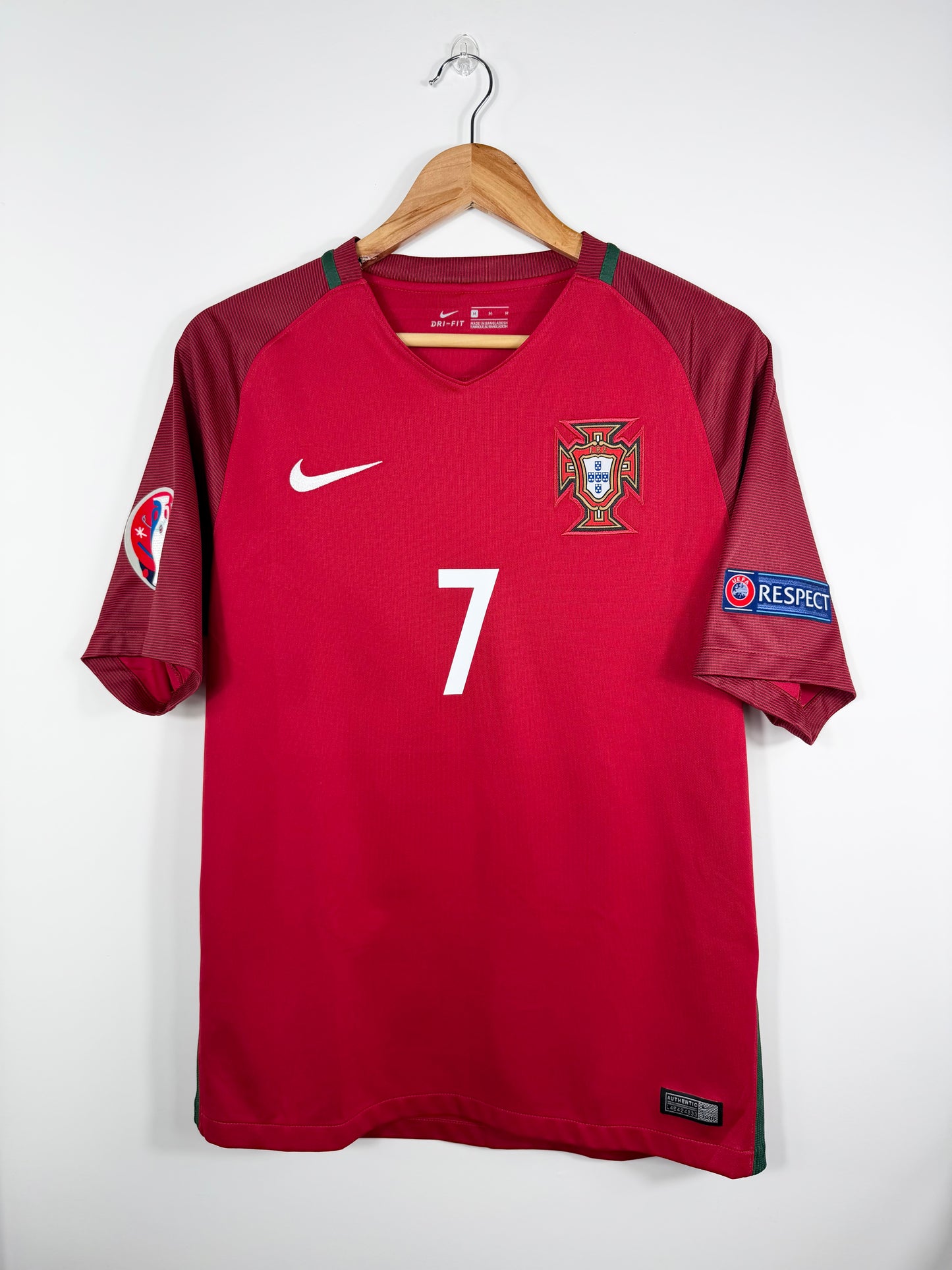 Maillot Domicile Portugal Ronaldo saison 2016