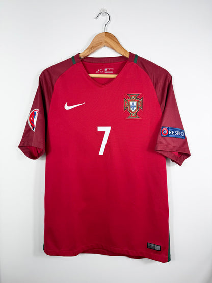 Maillot Domicile Portugal Ronaldo saison 2016