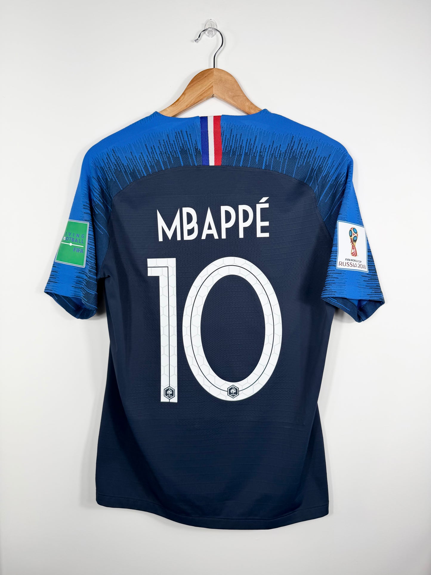 Maillot Vapor Domicile Équipe de France FFF Mbappé saison 2018