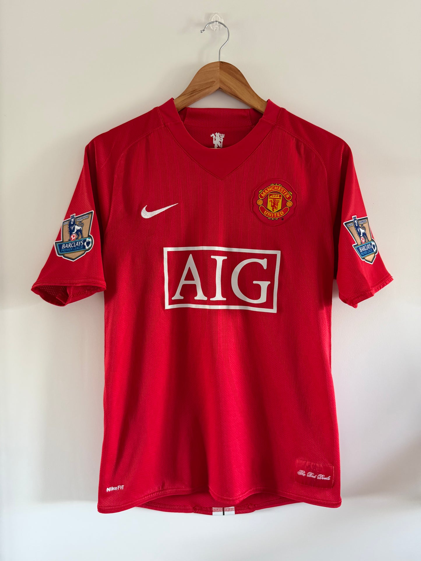 Maillot Domicile Manchester United Ronaldo saison 2008/2009