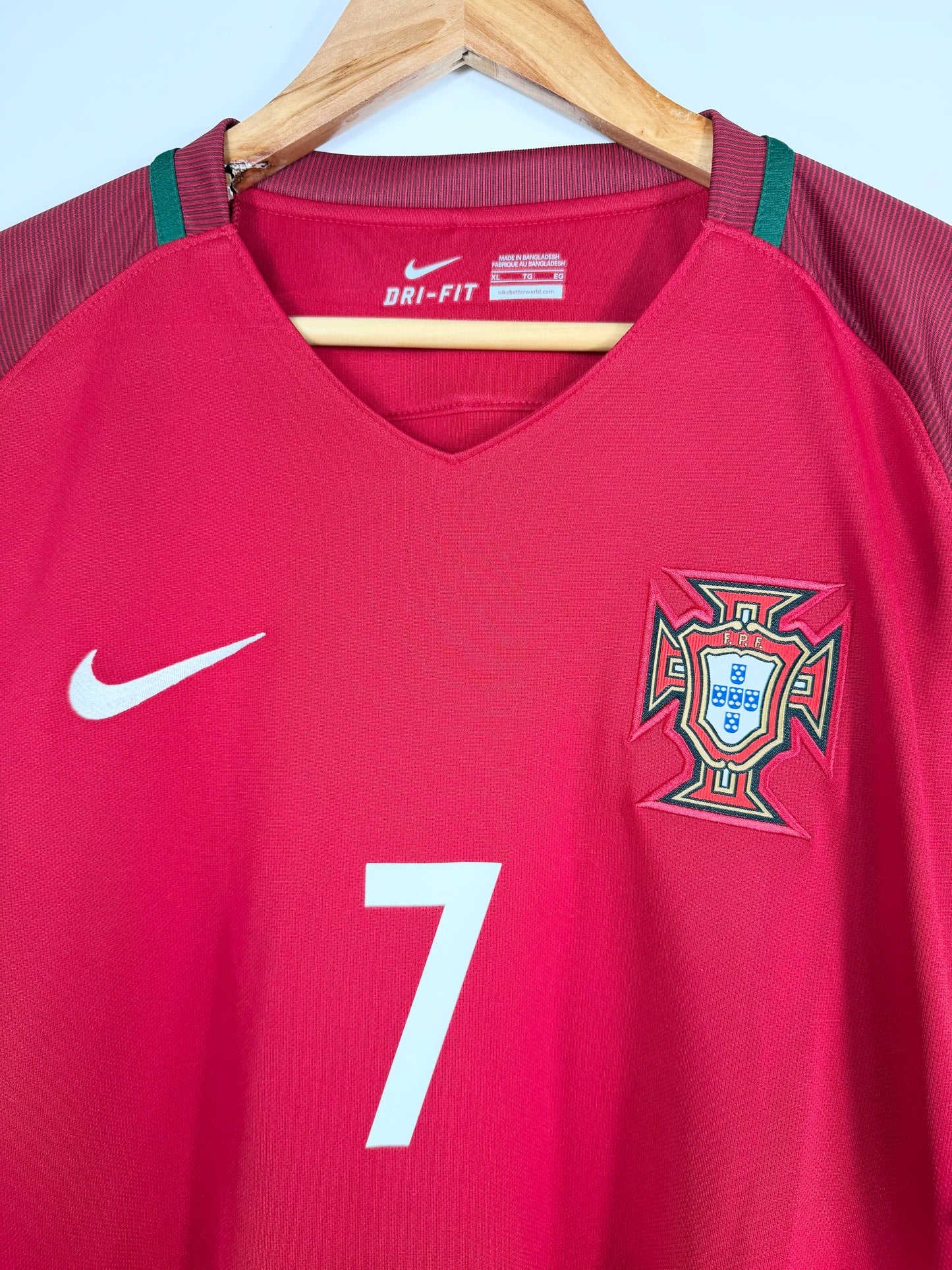 Maillot Domicile Portugal Ronaldo saison 2016