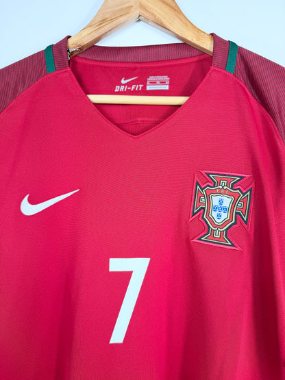 Maillot Domicile Portugal Ronaldo saison 2016