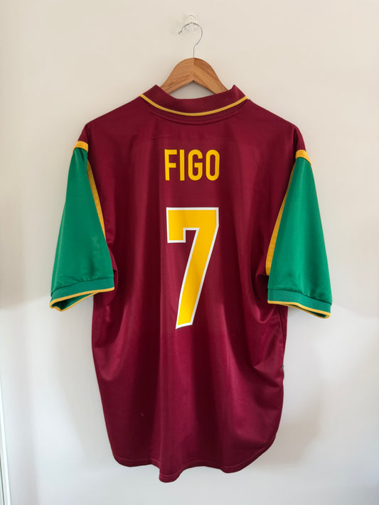 Maillot Domicile Portugal Figo saison 1998