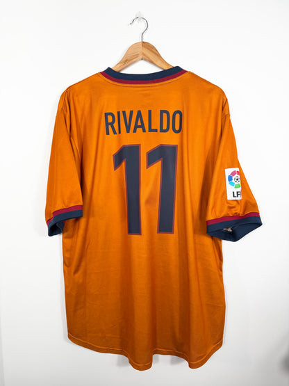 Maillot Extérieur FC Barcelone Rivaldo saison 1998/1999