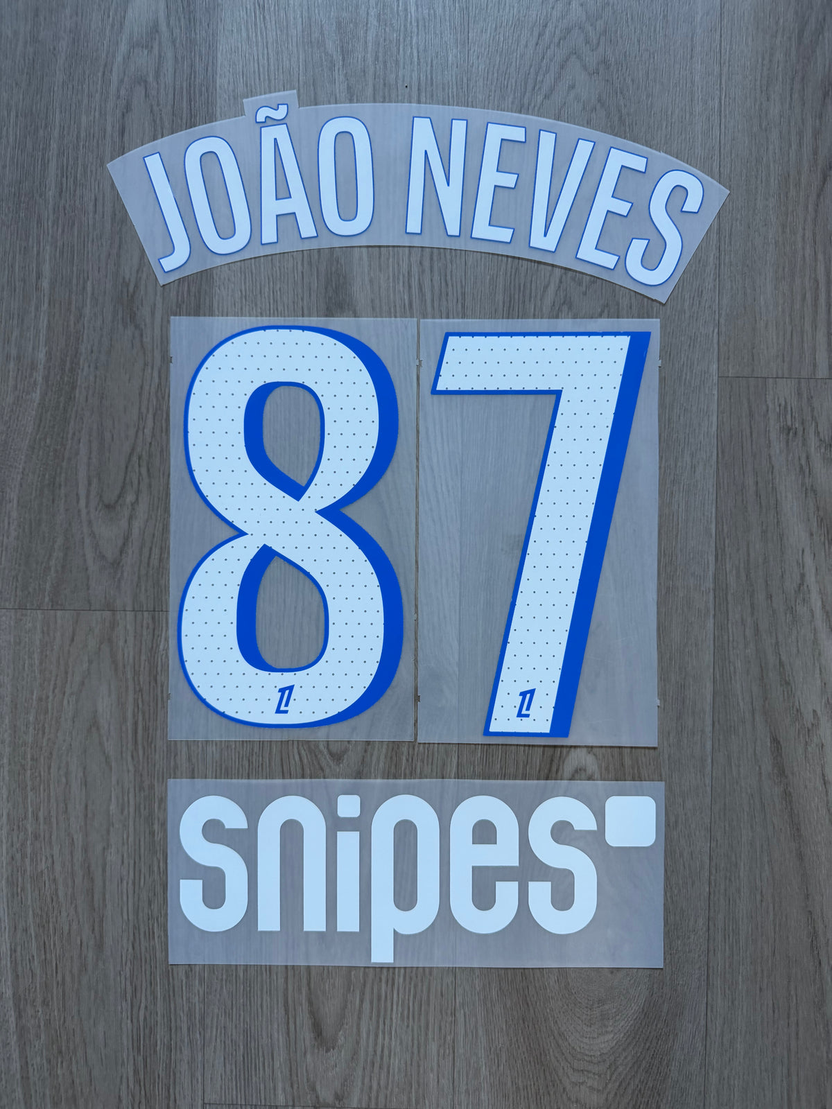 Flocage Officiel PSG Paris Saint Germain Joao Neves Third Ligue 1 2025/2026