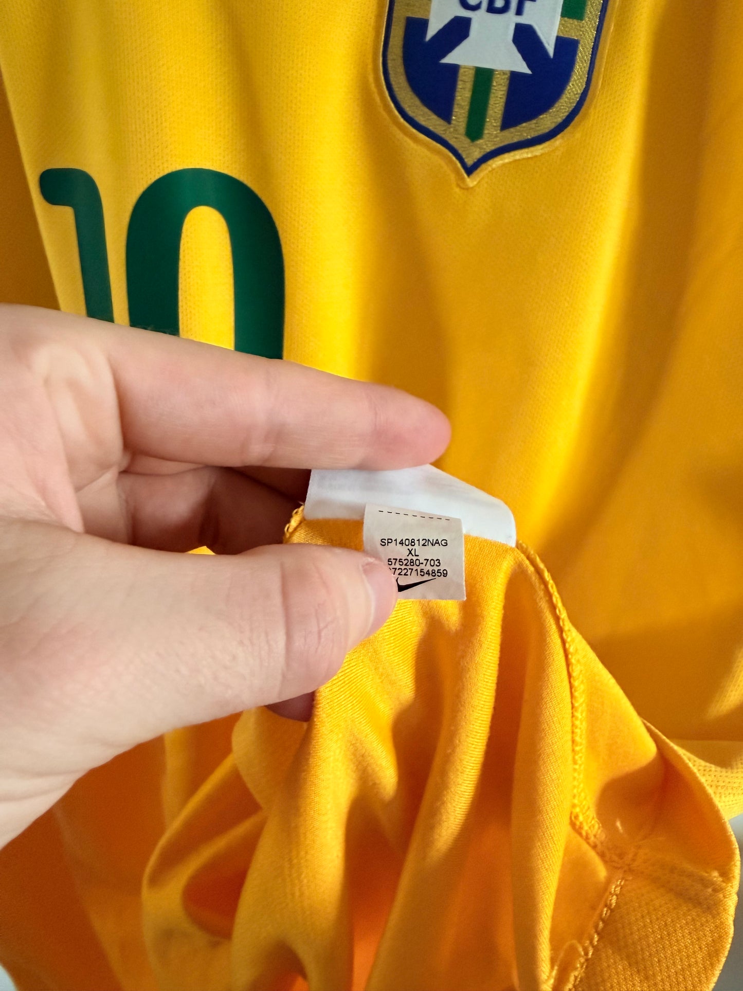 Maillot Domicile Brésil Neymar JR 2014
