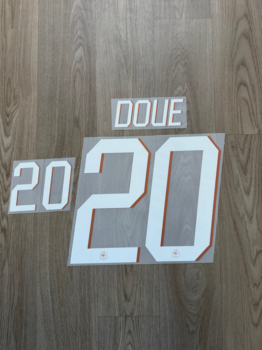 Flocage Officiel Équipe de France FFF Doué Home 2026