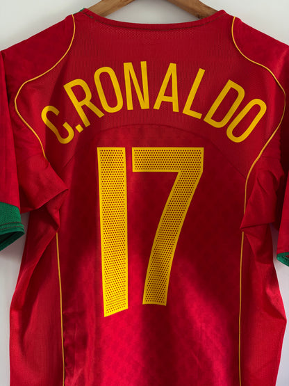 Maillot Domicile Portugal Ronaldo saison 2004/2005