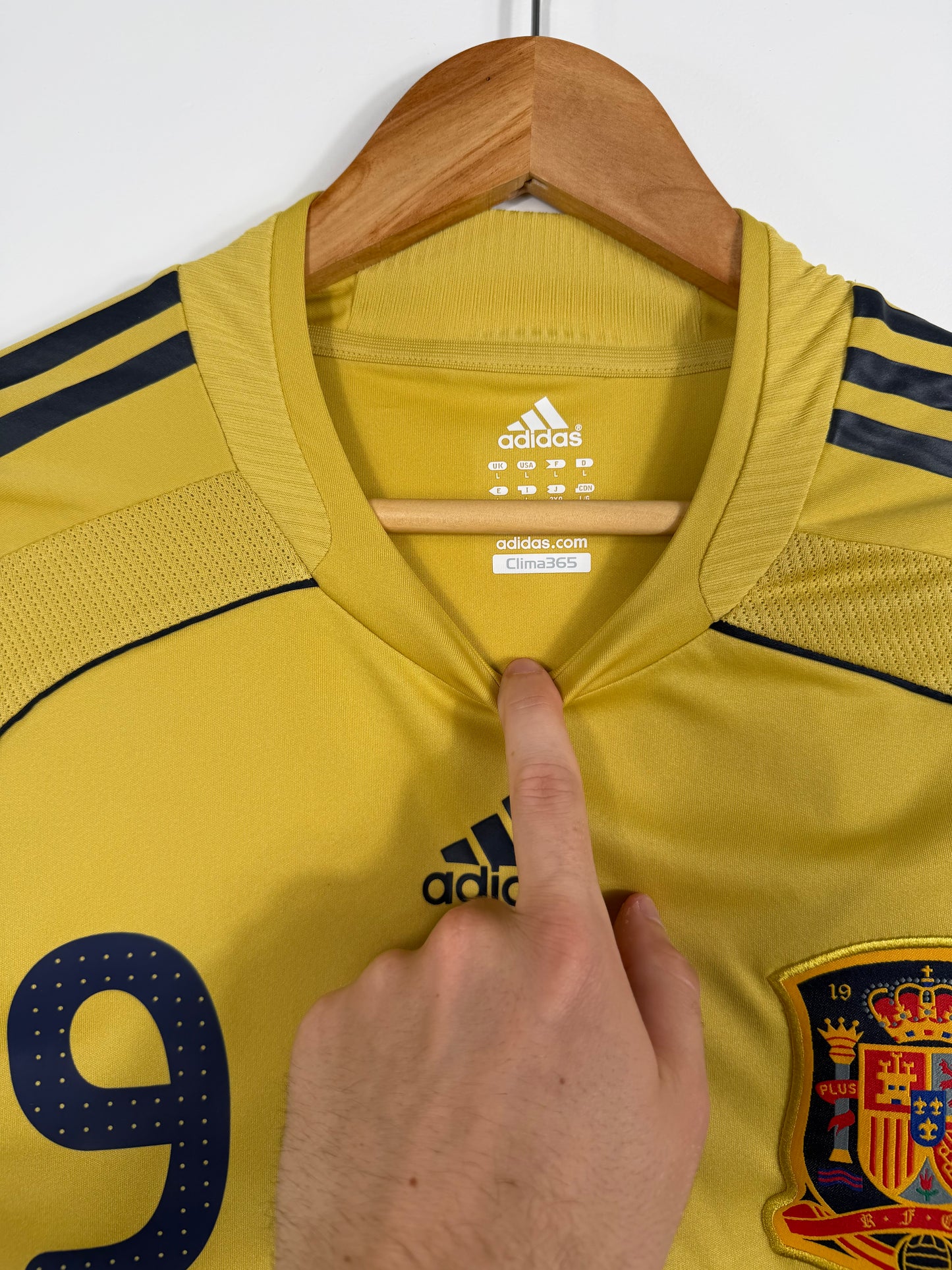 Maillot Extérieur Espagne Torres saison 2008