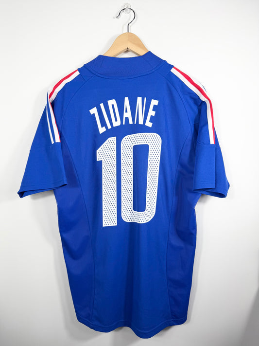 Maillot Domicile FFF Équipe de France Zidane saison 2002