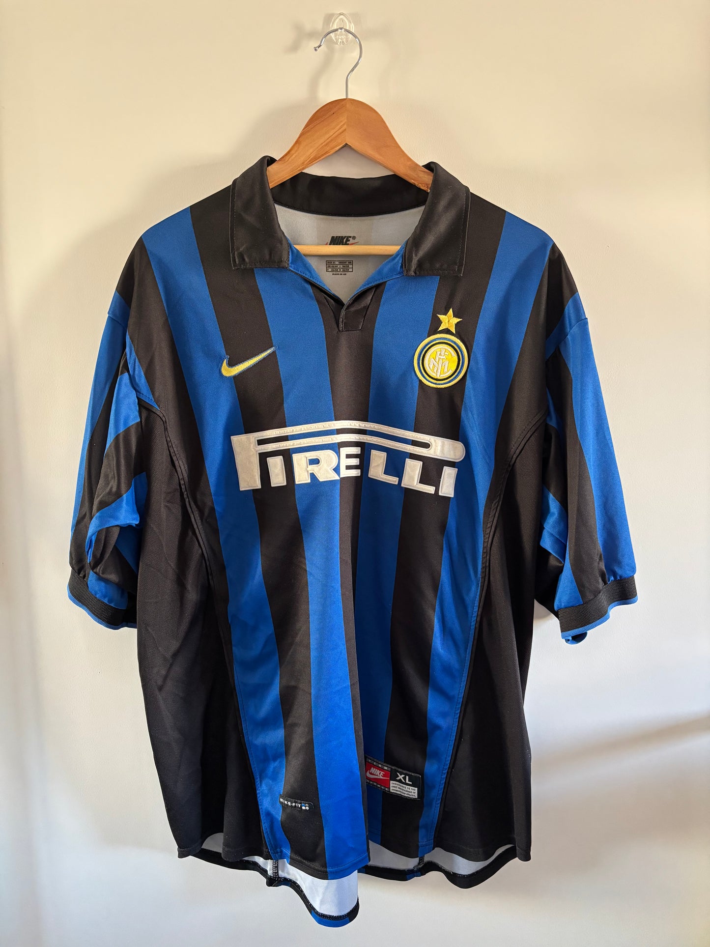 Maillot Domicile Inter Milan R9 Ronaldo 1998/1999