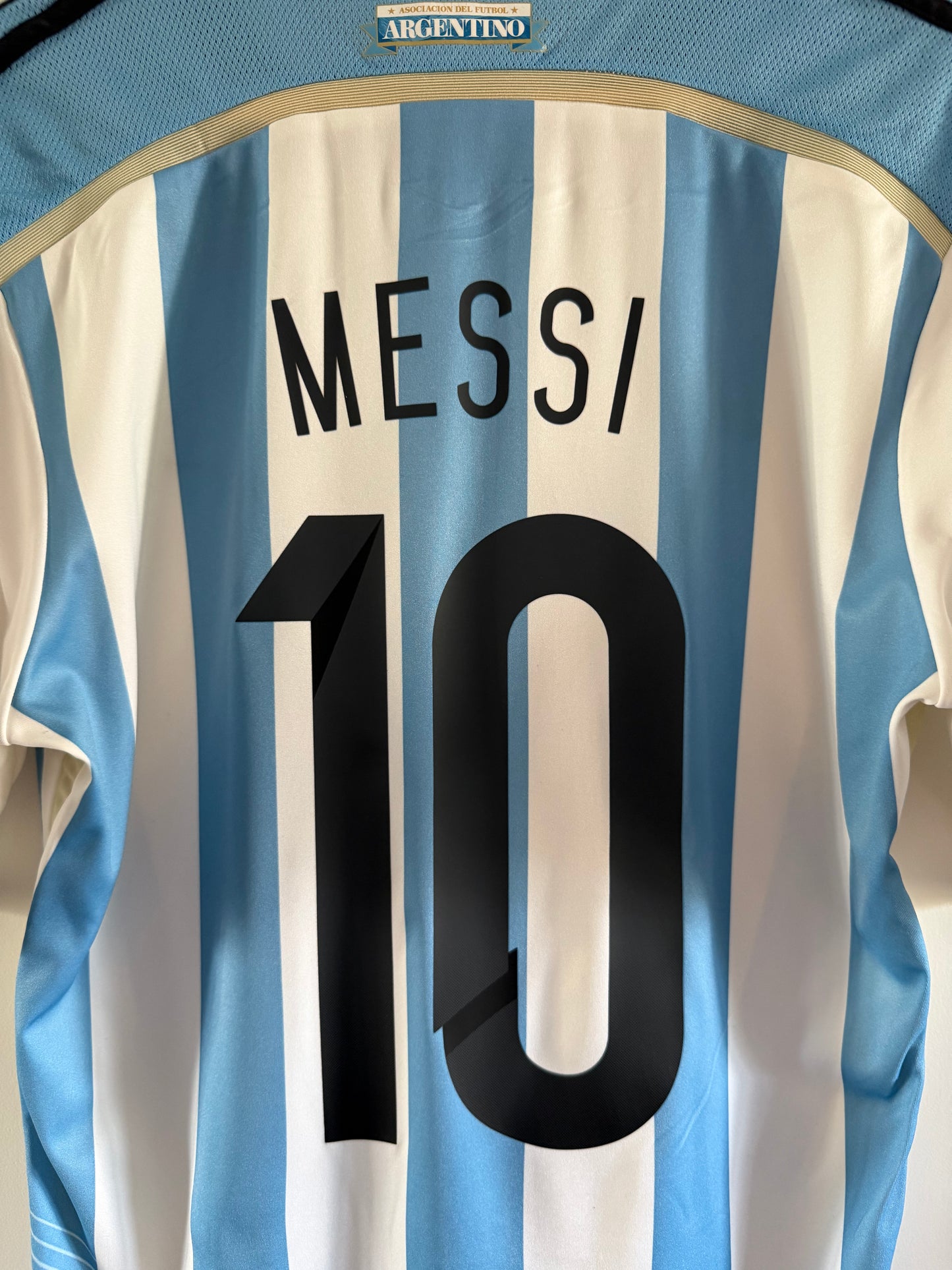 Maillot Domicile Argentine Messi saison 2014