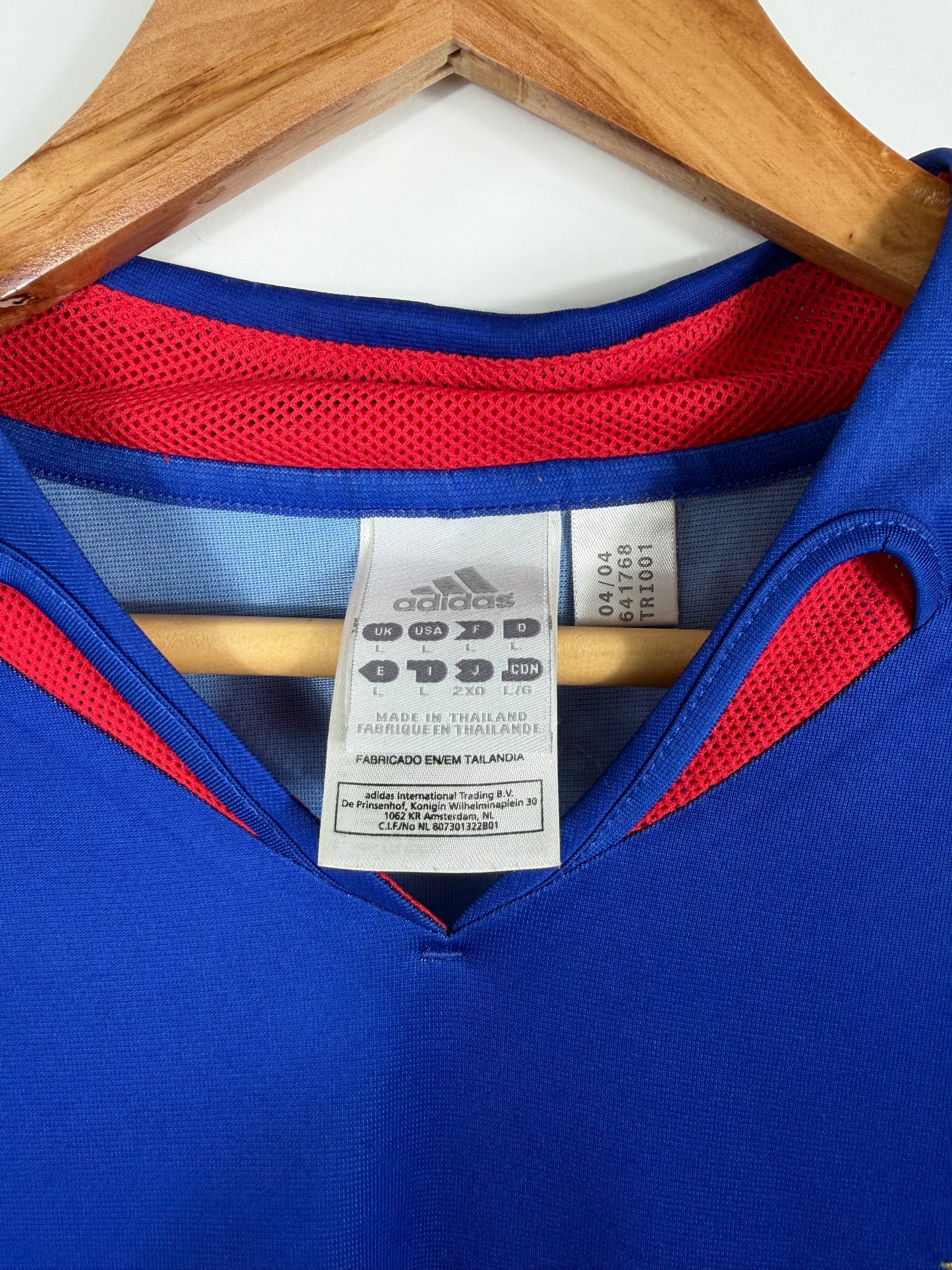 Maillot Domicile Équipe de France Vieira saison 2004/2006