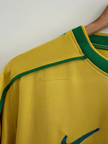 Maillot Domicile Brésil Ronaldo R9 saison 1998