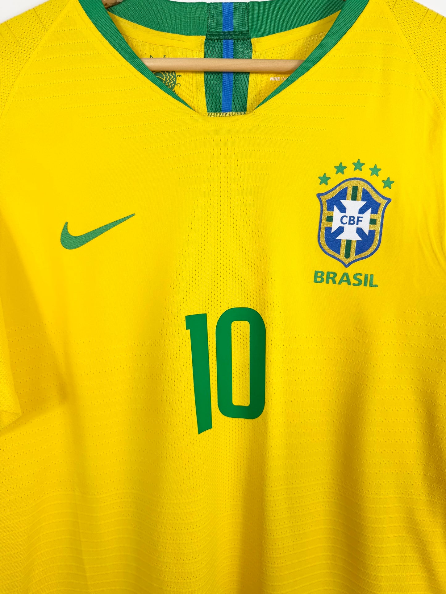 Maillot Vapor Domicile Brésil Neymar JR saison 2018