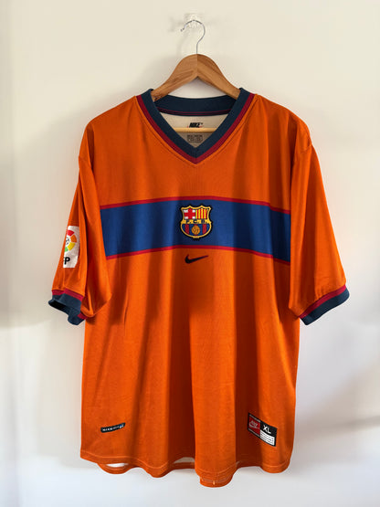 Maillot Extérieur FC Barcelone Rivaldo saison 1998/1999