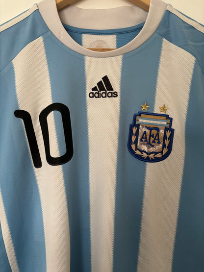Maillot Domicile Argentine Messi saison 2010