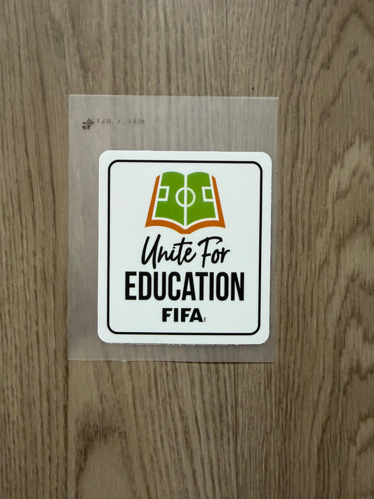 Patch White For Education Coupe du monde World Cup 2026 Blanc (Reproduction)
