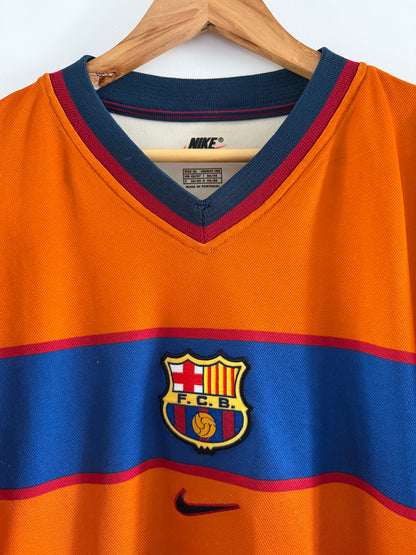 Maillot Extérieur FC Barcelone Rivaldo saison 1998/1999