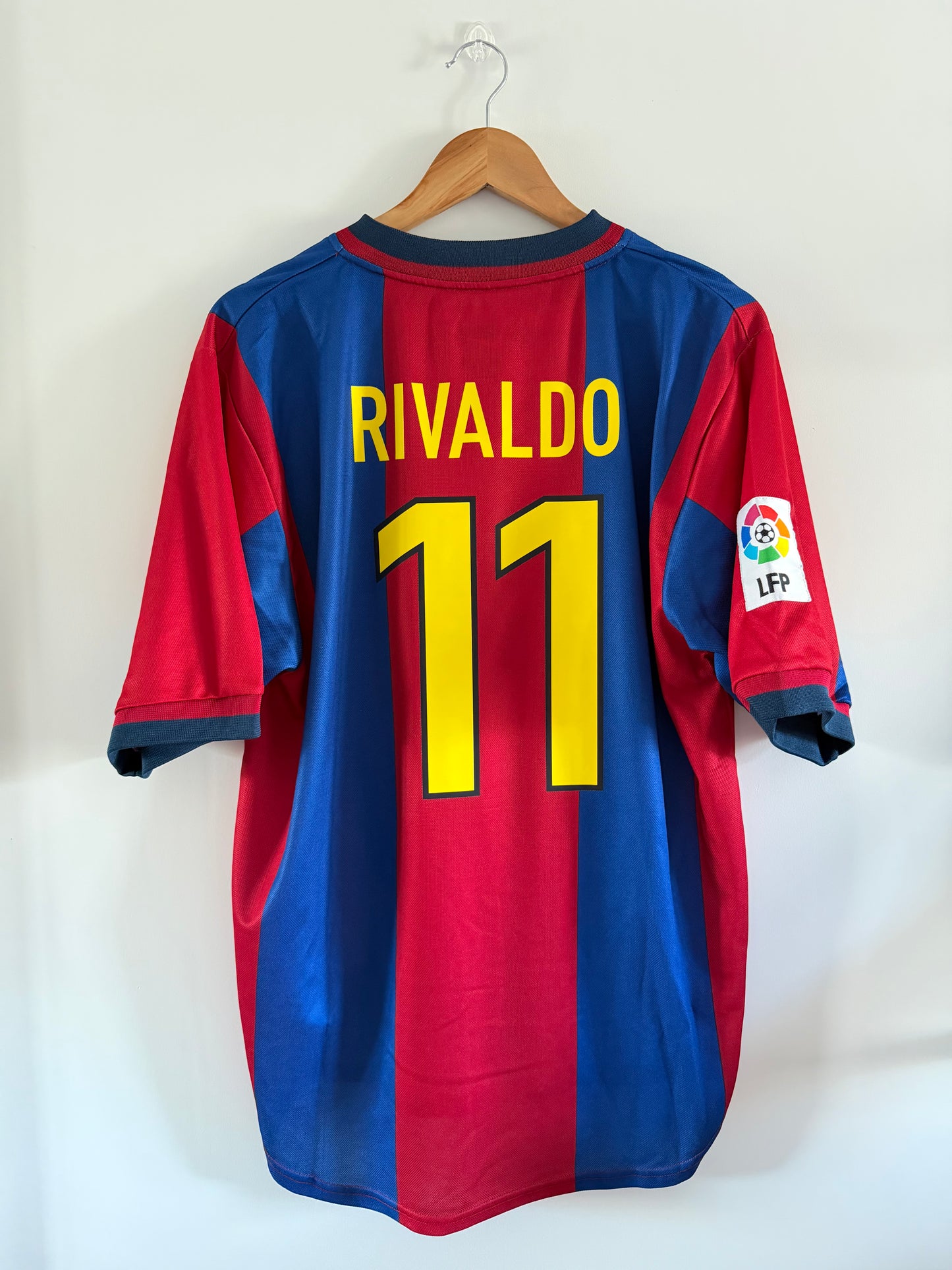 Maillot Domicile FC Barcelone Rivaldo saison 1998/1999