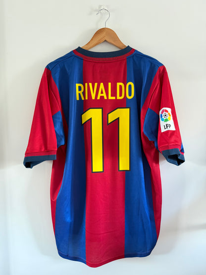 Maillot Domicile FC Barcelone Rivaldo saison 1998/1999