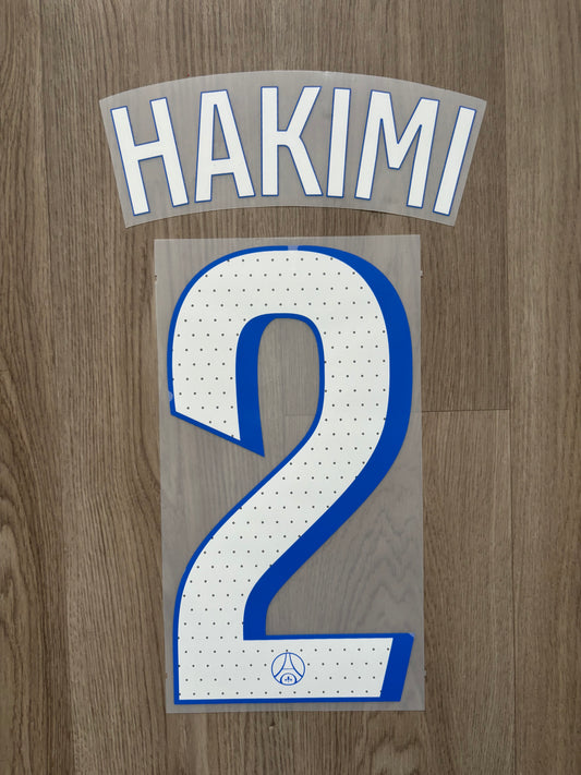 Flocage Officiel PSG Paris Saint Germain Hakimi Third 2025/2026