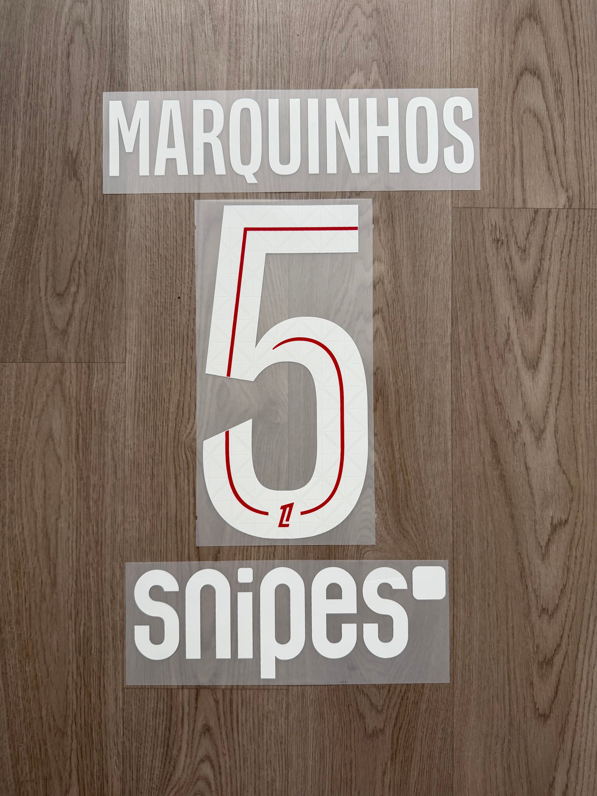 Flocage Officiel PSG Paris Saint Germain Marquinhos Home Ligue 1 2025/2026