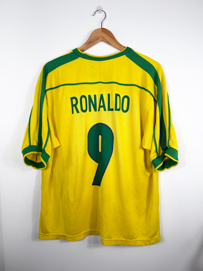 Maillot Domicile Brésil Ronaldo R9 saison 1998