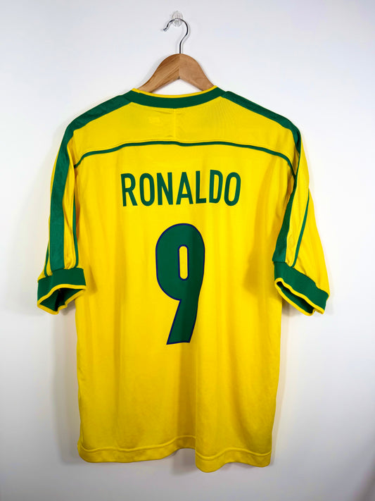 Maillot Domicile Brésil Ronaldo R9 saison 1998