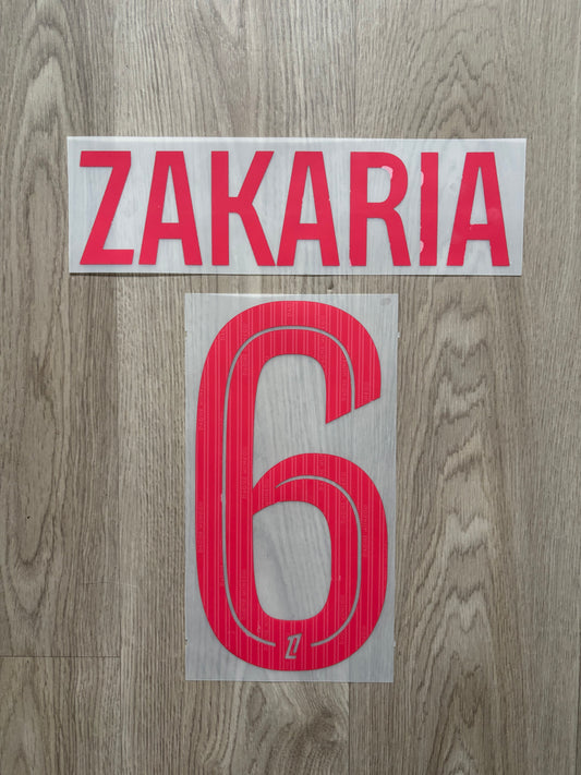 Flocage Officiel AS Monaco Zakaria Home 2025/2026