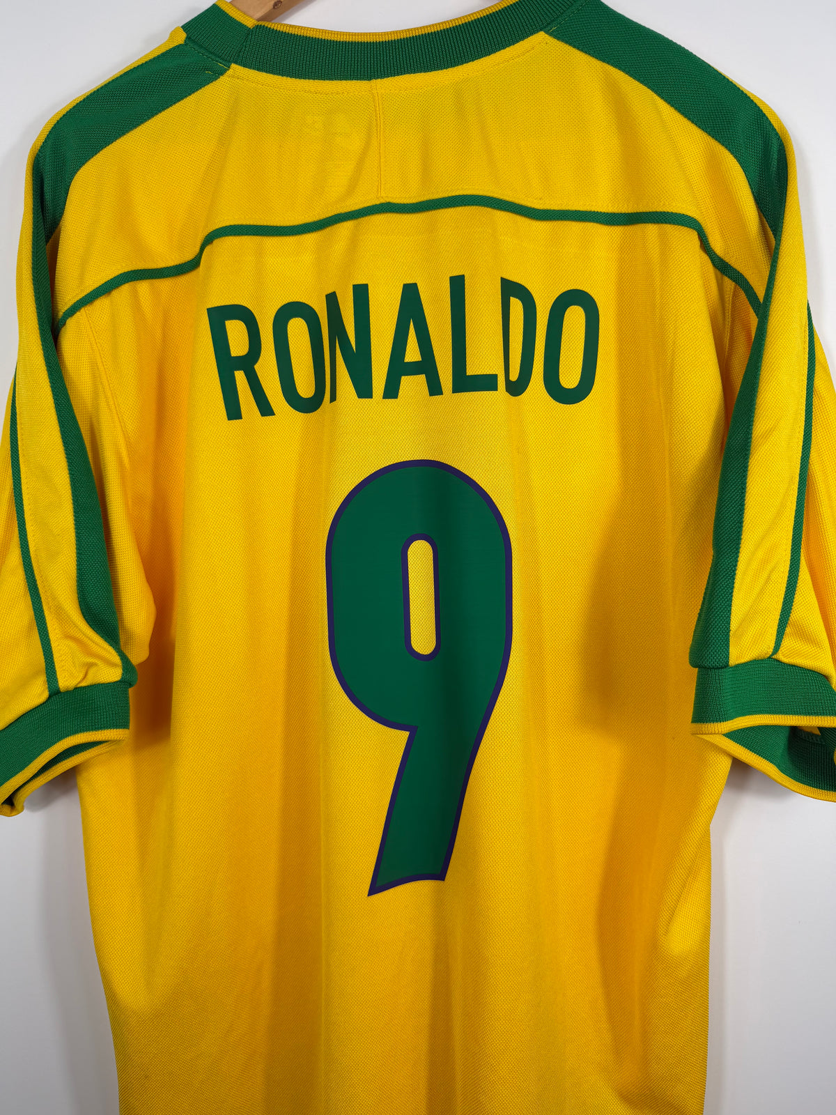 Maillot Domicile Brésil Ronaldo R9 saison 1998