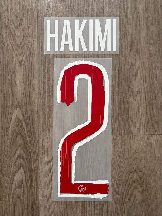Flocage Officiel PSG Paris Saint Germain Hakimi Home 2024/2025