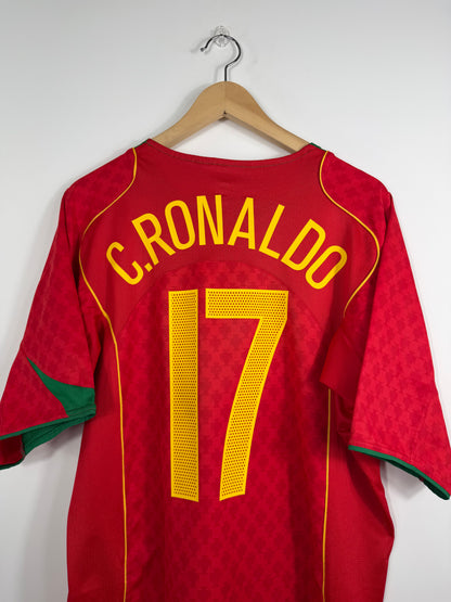 Maillot Domicile Portugal Ronaldo 2004