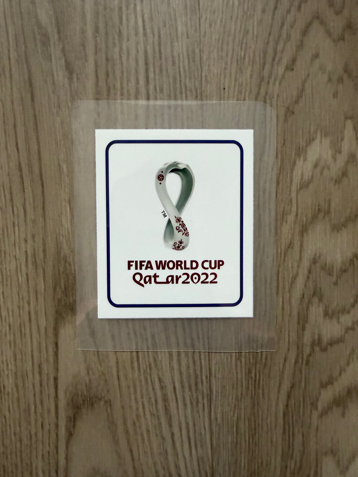 Patch Coupe du monde World Cup 2022 Blanc (Reproduction)