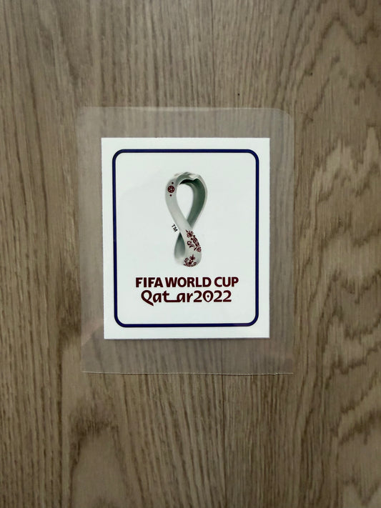 Patch Coupe du monde World Cup 2022 Blanc (Reproduction)
