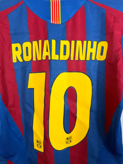 Maillot Domicile FC Barcelone Ronaldinhosaison 2005/2006