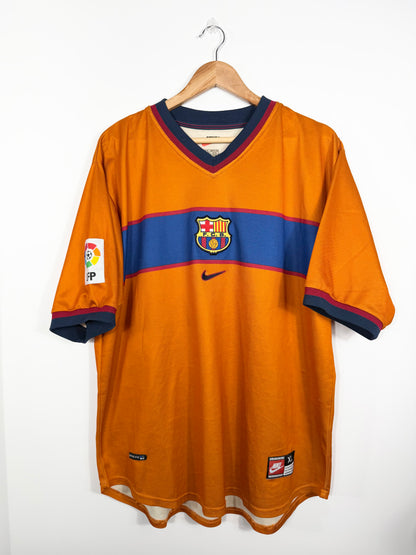 Maillot Extérieur FC Barcelone Rivaldo saison 1998/1999