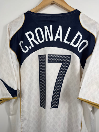 Maillot Extérieur Portugal Ronaldo saison 2004